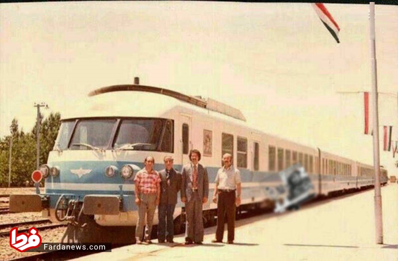 نخستین قطار سریع السیر ایران در سال ۱۳۵۴ + عکس