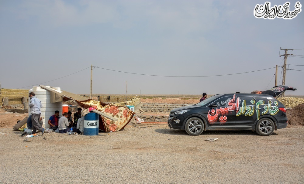 برپایی مواکب حسینی در مرز چذابه