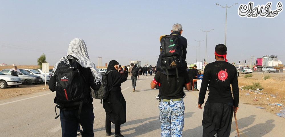 خروج زائران اربعین حسینی از پایانه مرزی مهران