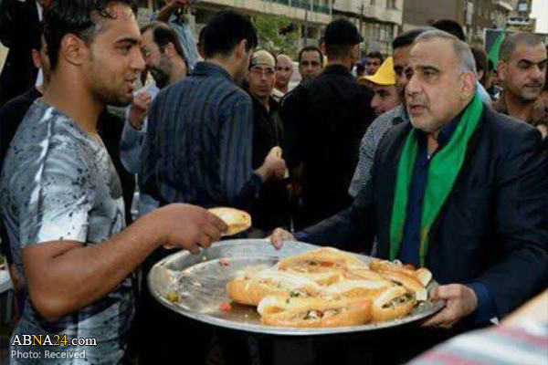 پذیرایی نخست وزیر جدید عراق از زوار اربعین + عکس