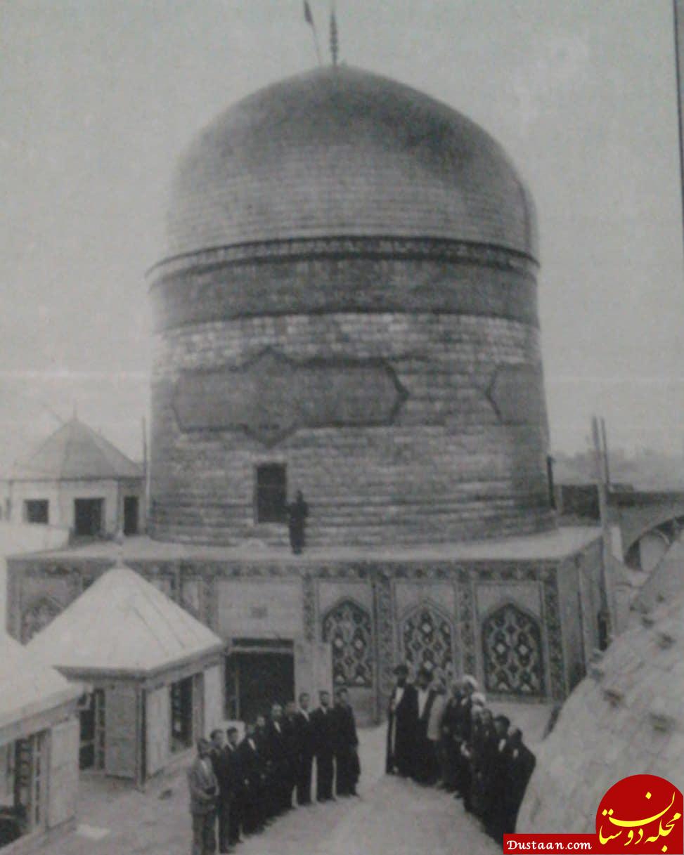 گنبد بارگاه امام رضا (ع) در اوایل سال 1310 + عکس