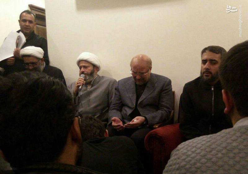 حضور محمدباقر قالیباف در منزل شهید جهادگر + عکس