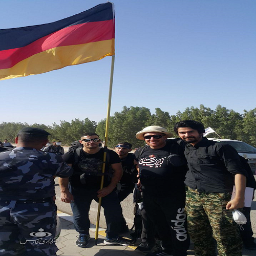 حضور مسلمانان آلمانی در مراسم پیاده روی اربعین