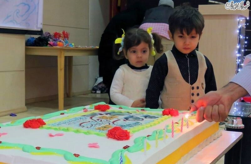 عکس/جشن تولد فرزندان شهدای فاطمیون