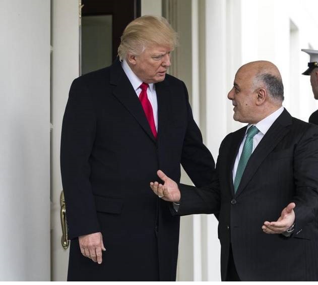 در دیدار با العبادی:دندان تیز کردن ترامپ برای نفت عراق!