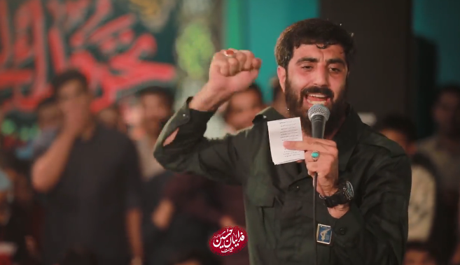 فیلم/شعرخوانی مداح معروف در حمایت از سپاه
