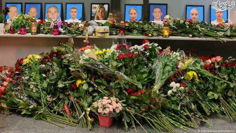 عکس/ تقدیم گل به یاد کشته شدگان اوکراینی