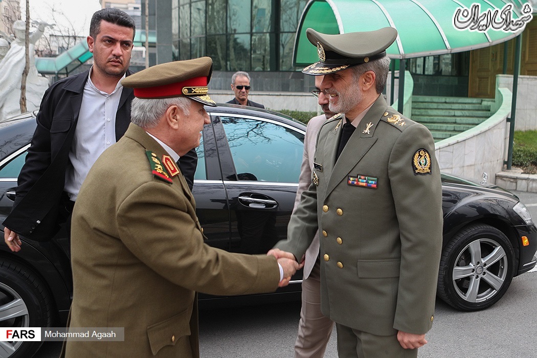 عکس/ استقبال امیر حاتمی از وزیر دفاع سوریه