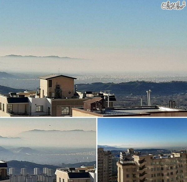 عکس/ آلودگی هوای امروز تهران را ببینید