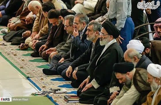 عکس/ سردار حاجی زاده در نماز جمعه امروز تهران