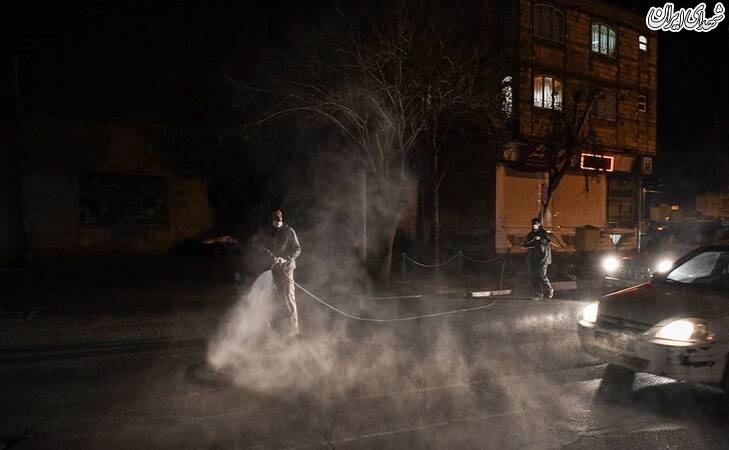 عکس/ اقدام زیبای شبانه بسیجیان قمی