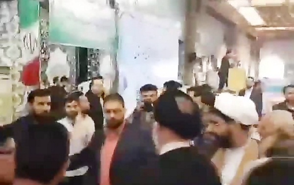 فیلم/برخورد امام جمعه اهواز با محافظان