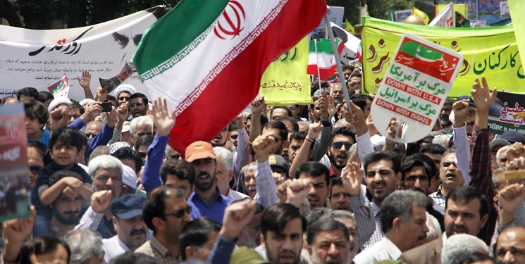 رویترز:ده‌ها هزار ایرانی «معامله قرن» را محکوم کردند