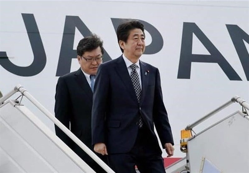 نخست وزیر ژاپن وارد ایران شد