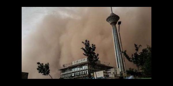فیلم/اخطار به تهرانی ها در مورد طوفان شدید