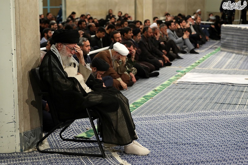 عکس/برگزاری دومین روز مراسم سوگواری شهادت امام علی(ع) با حضور امام خامنه‌ای