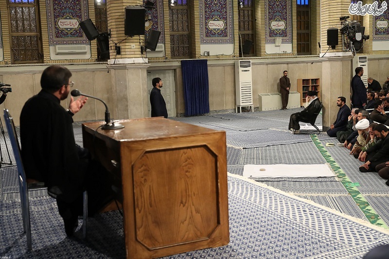 عکس/برگزاری دومین روز مراسم سوگواری شهادت امام علی(ع) با حضور امام خامنه‌ای