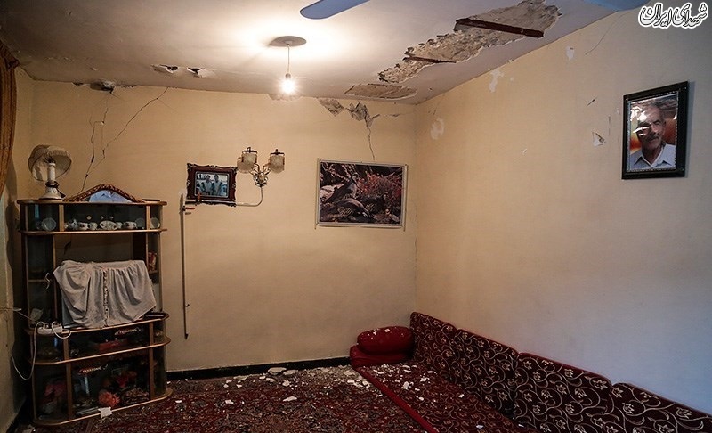 خسارات زلزله در روستای گلگیر-خوزستان