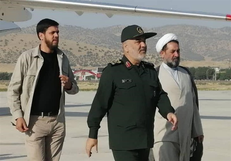 فرمانده سپاه از ارتفاعات مرزی کرمانشاه بازدید کرد
