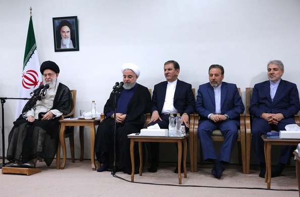 روحانی و اعضای دولت با امام خامنه‌ای دیدار کردند