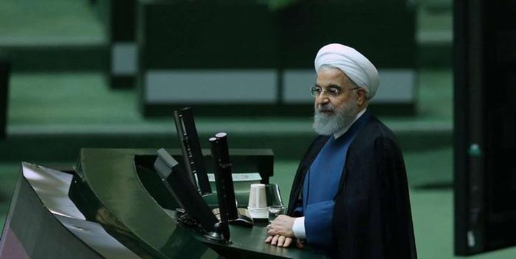 روحانی وارد صحن مجلس شد