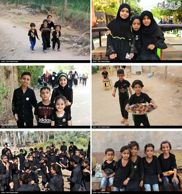 عکس/ کودکان در پیاده روی اربعین حسینی