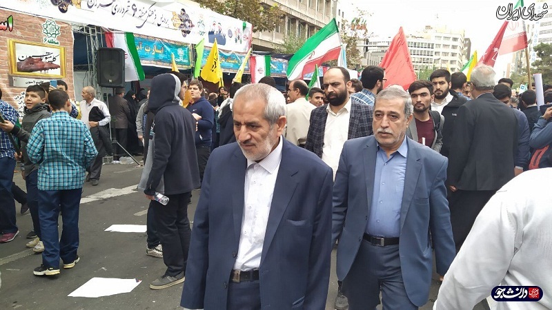 عکس/ دادستان سابق تهران در راهپیمایی