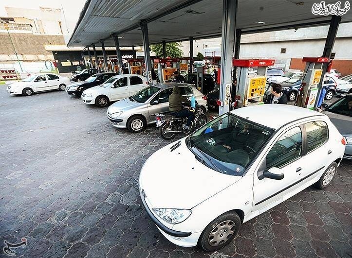 عکس/ پمپ بنزین های تهران اولین روز پس از اعلام سهمیه بندی