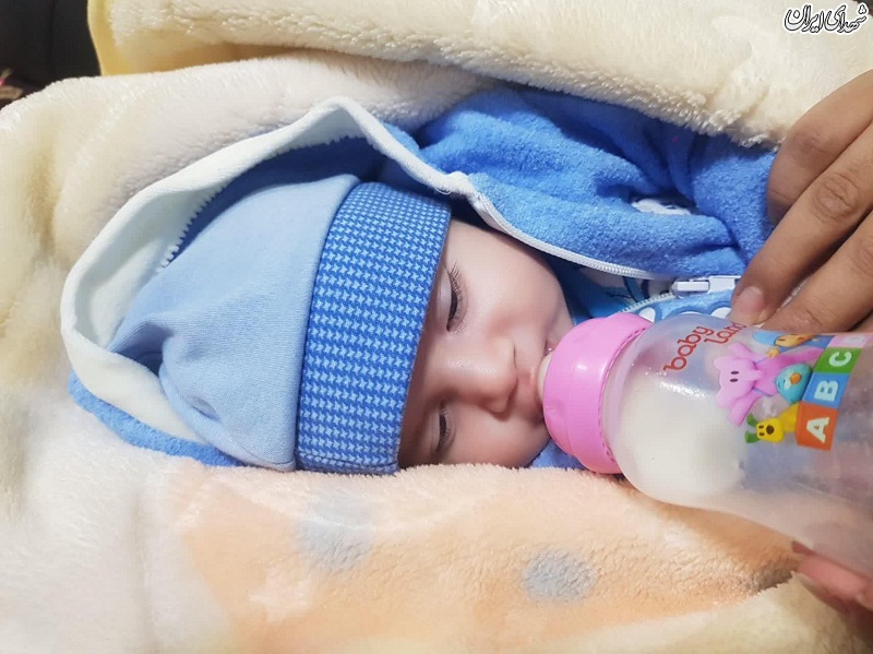 عکس/نوزاد چهل روزه شهید مدافع وطن