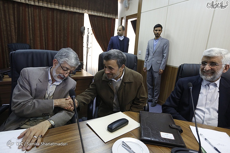 عکس/ احمدی‌نژاد، جلیلی و حداد در یک قاب!
