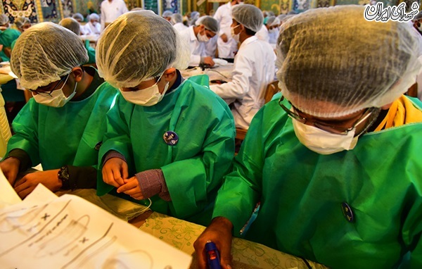 تصاویر/بچه های مسجد در خط مقدم مبارزه با «کرونا»