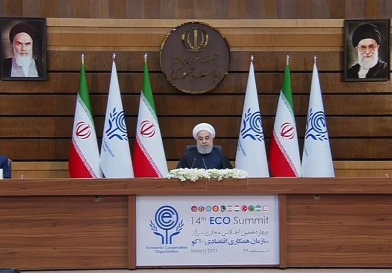 روحانی در اجلاس مجازی اکو: مسیر بازگشت آمریکا به برجام روشن است