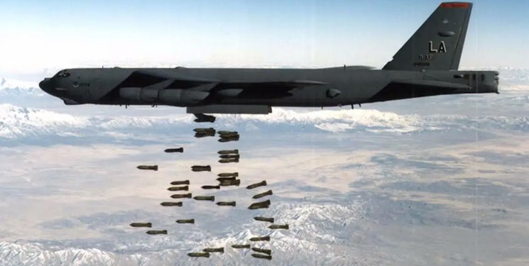 باران بمب و موشک آمریکا بر سر مردم جهان