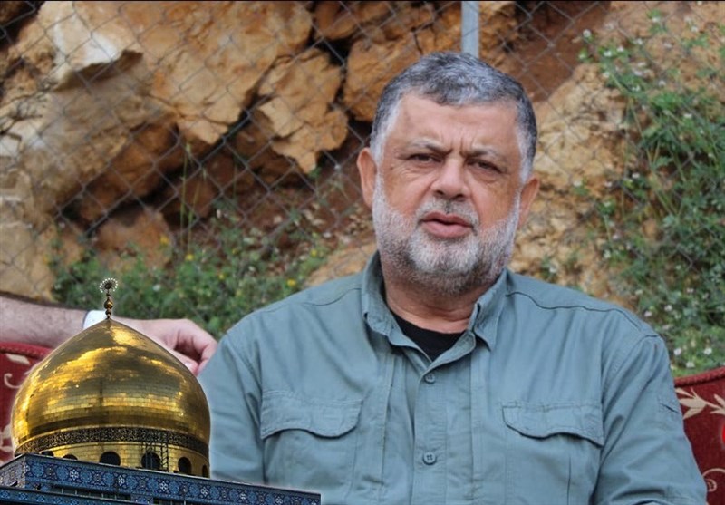تشییع پیکر فرمانده لبنانی و شهید فاطمیون