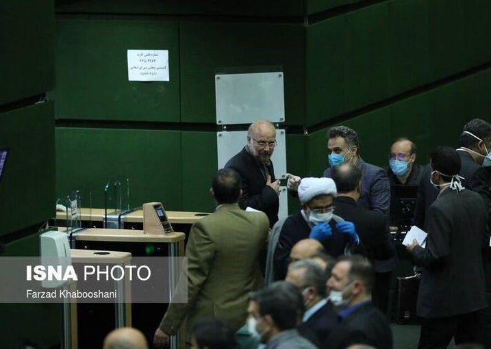 اولین تصویر از قالیباف در مجلس