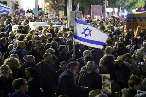 شعار معترضان: امیدی به آینده اسرائیل نداریم