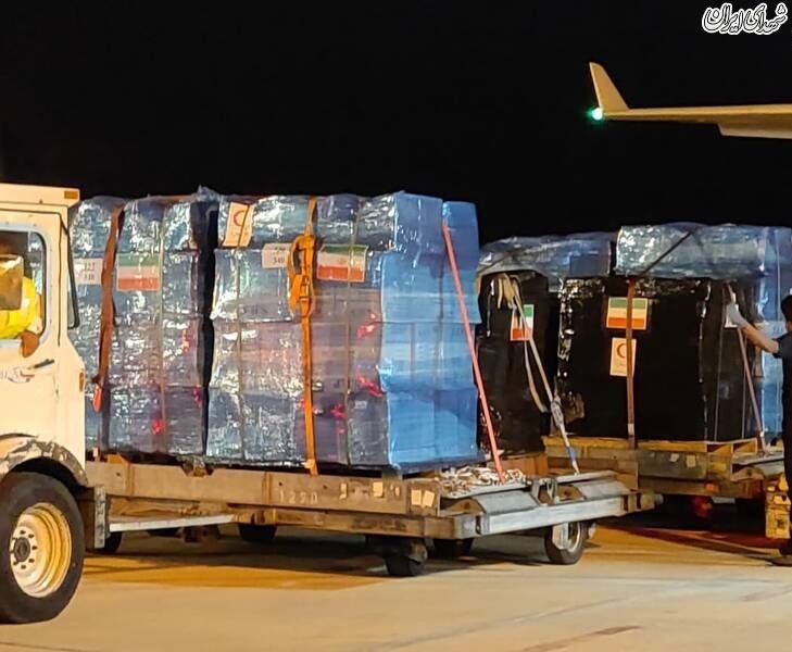 عکس/ کمک‌های ارسالی ایران در فرودگاه بیروت