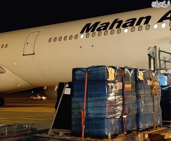عکس/ کمک‌های ارسالی ایران در فرودگاه بیروت
