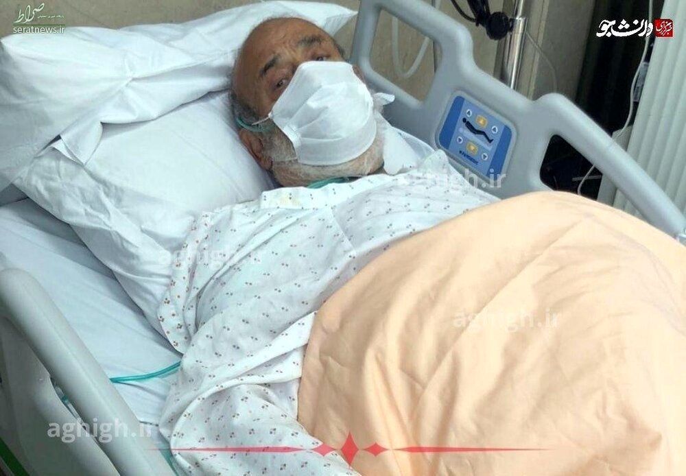 عکس/ تصویری جدید از شیخ حسین انصاریان روی تخت بیمارستان