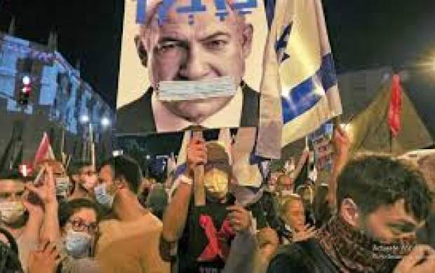 شعار علیه نتانیاهو: زمان تو تمام شده