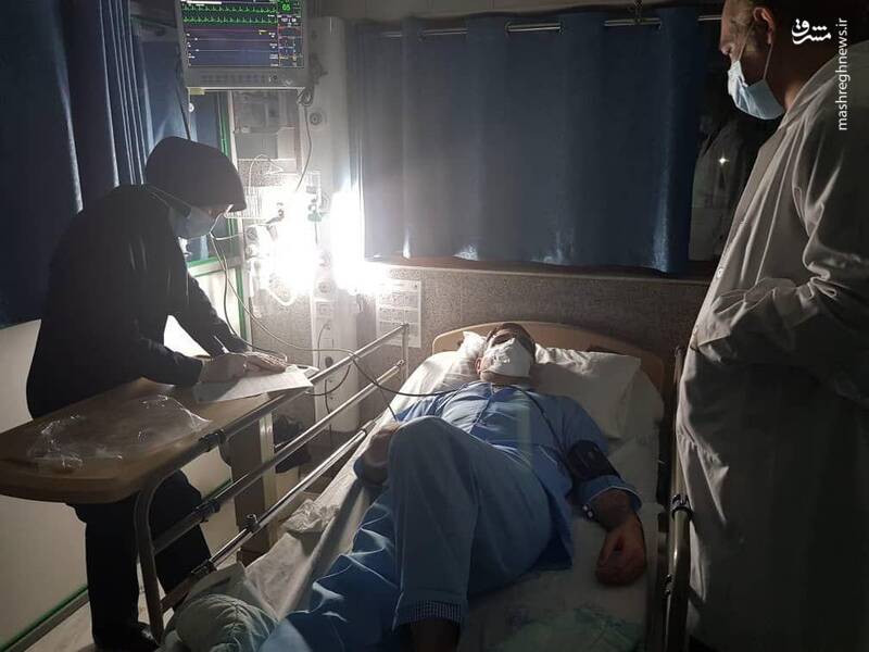 عکس/ امیرآبادی فراهانی در بیمارستان بستری شد