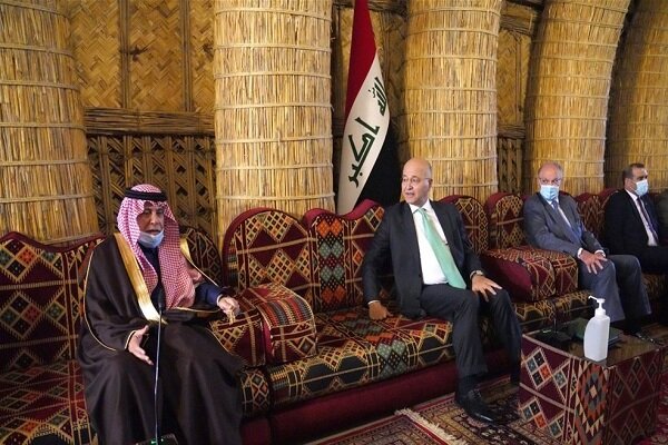 رایزنی «برهم صالح» و وزیر سعودی