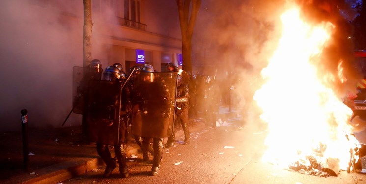 ادامه آشوب در خیابان‌های پاریس؛ 150 نفر بازداشت شدند