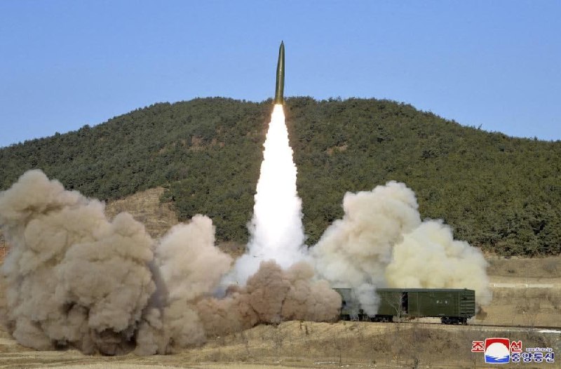 آزمایش موشکی کره شمالی ار روی قطار!