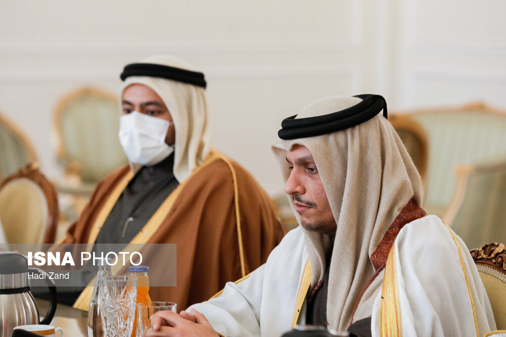 استقبال عبداللهیان از وزیر خارجه قطر