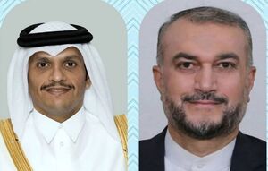 وزیر خارجه ایران و قطر آخرین تحولات منطقه را بررسی کردند