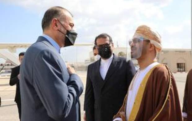 استقبال امیر عبداللهیان از وزیر خارجه عمان