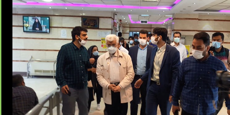بازدید جلیلی از بیمارستان هفت تیر شهرری
