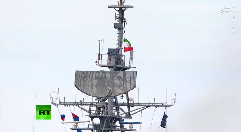 حضور ناوشکن «سهند» در رژه دریایی روسیه