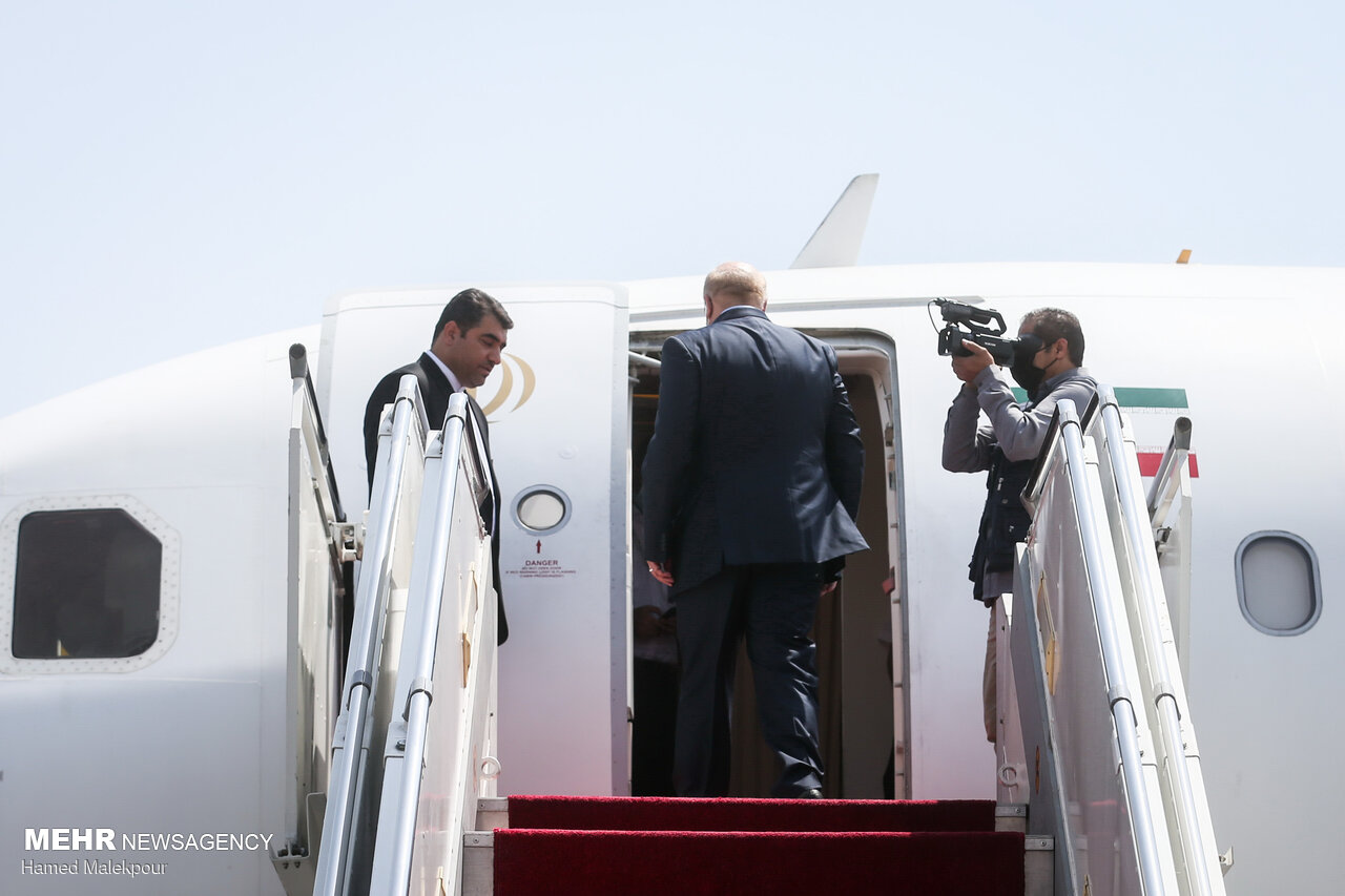 بدرقه رسمی قالیباف در سفر به سوریه